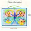 296/592 Stück Pilz-Nagel Bausteine Puzzles, Spiel, Farb-Kognition Intellektuelle Lernspielzeuge für Kinder 3D Puzzle Spiel