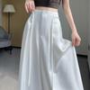2026 Damen High-Waist Acetatsatin Weitbeinige Bodenlange Hose - Stylischer Sommer Sonnenschutz Freizeitanzug.