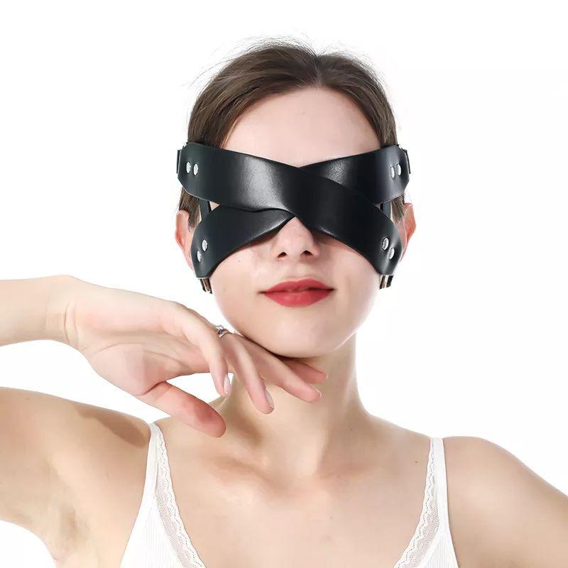 Leather Eye Mask Body Bondage Adult Toy Female Sexy Lingerie Garter Erotica Sex Clothes Women Porn Pijamas Babydoll Exotic