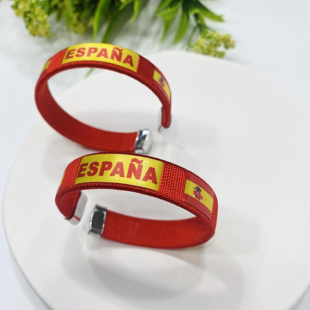 Modisches Gewebtes Fußballfan-Armband 2026 Fifa Weltmeisterschaft Armbänder Jungen Mädchen Nationalflaggen-Bandarmband
