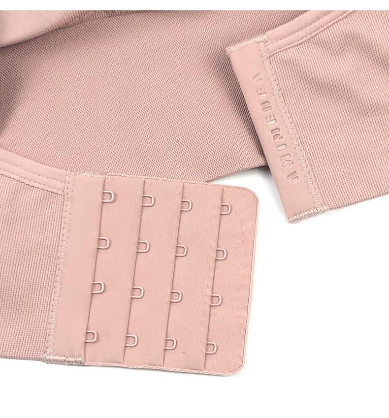 High-Impact Women's Yoga Bra: 4-Row Buckle Sports Vest for Summer