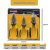 Industrial Tiger Pliers Set: 8" Wire Cutters, 6" Needle Nose & Labor-Saving Diagonal Pliers for Household Electricians