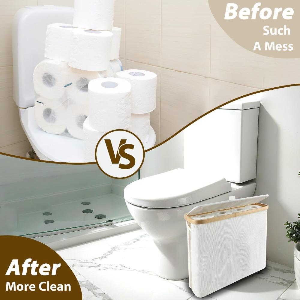 Multifunctional Toilet Paper Storage Cabinet Paper Towels Storage Box Holder Stand  for Bathroom