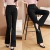 Women's Elastic Bootcut Jeans, Women's New Light-Colored Mid-Waisted Slim-fitting Flared Jeans