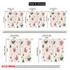 2pcs,2D Plane Printing Minimalist Curtains Cute Christmas Design_a (3) Polyester Fabric (without Rod) Festive Use for Living