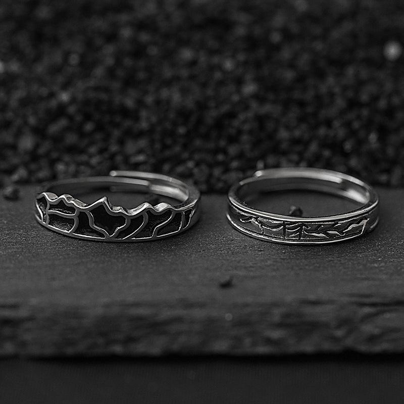 Retro Mu Xi Xing Chen Secret Crush Couple Ring - Adjustable