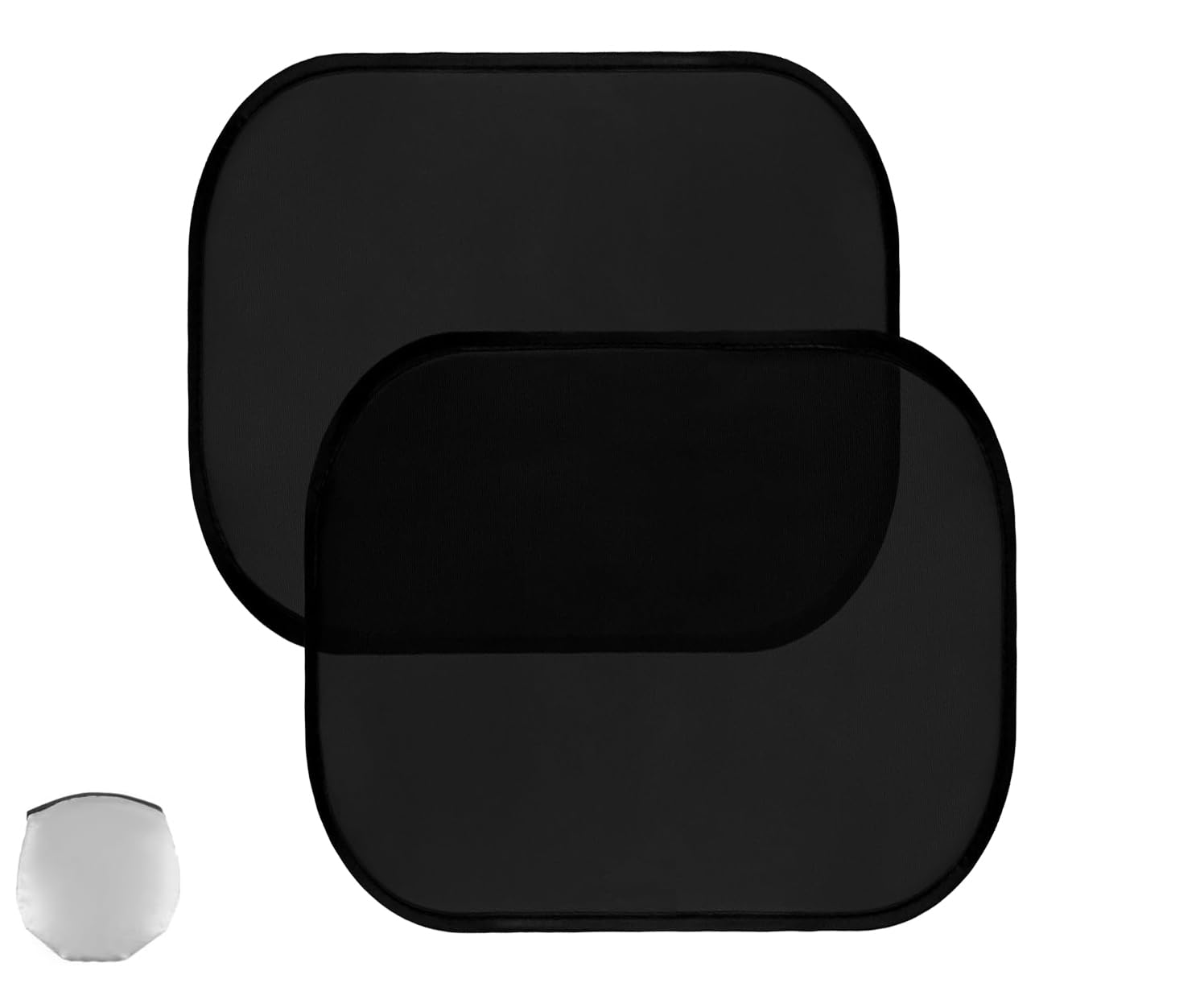 Car sunshade, side, electrostatic type, UV protection, car window sunshade, чёрный