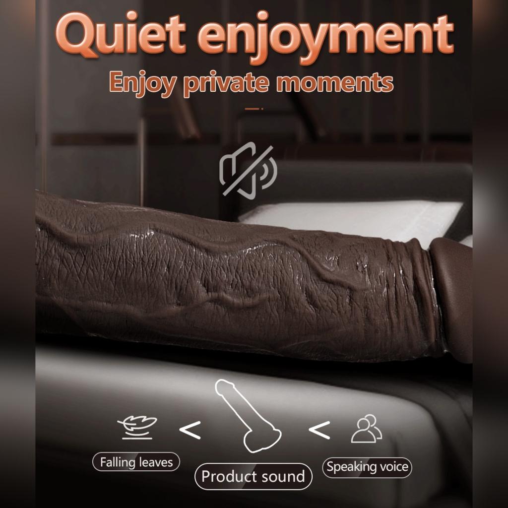 Černá římská teleskopická houpačka 3 cm Inteligentní vyhřívání Bezdrátové dálkové ovládání Elektrické dildo Sexuální hračky pro dospělé Produkty Vibrátor Masturbátor