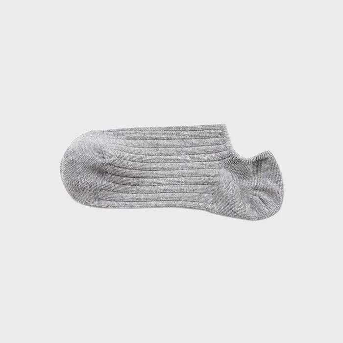 Daily Ribbed Fake Socks (Grey)