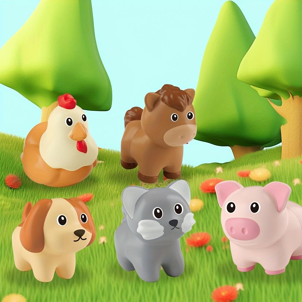 Farm Animal Matching Toy Learning Soft Toys Animals Matching Youngsters Aged 3 Animal Cognition Fine Motor Skills Toy