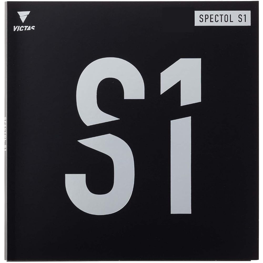 Victas Spectrum S1 Table Tennis Rubber High Elasticity Speed Black 1.6mm