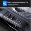 Carbon Fiber Trim Stickers for 23 Honda CR-V Models: Interior Console & Gear Shift