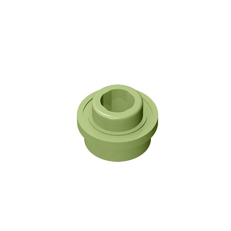 Non-Toxic 10Pcs 85861 Plate Round 1X1 With Open Stud Block Moc Color Compatible With Brick Diy Children'S Toy Assembly