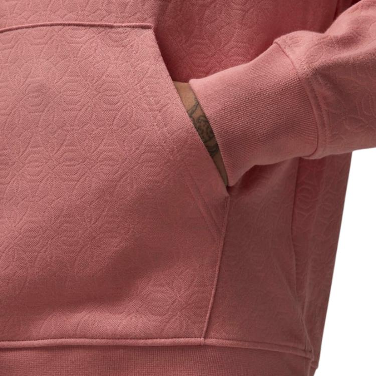 Jordan X PSG Kolaborace Značka Statement Podzim/Zima 24 M J Fleecová Mikina s Kapucí Módní Dlouhý Rukáv Mikina Unisex Mikiny Růžová FV7730-685