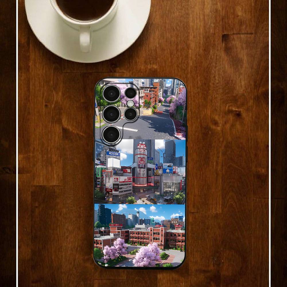 NTE Mint N-Neverness Silicone Case For Samsung S25 24 23 22 21 20 Plus Ultra 5G Lite Shockproof Cover
