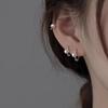 2024 New High-End Pearl Stud Earrings: 925 Sterling Silver Light Luxury for Women