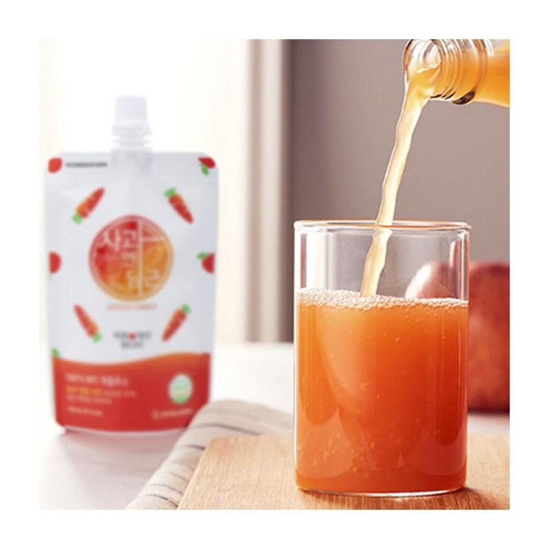 Yondu Agricultural Association Apple and Carrot Juice, 100ml, 40 Pcs.