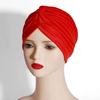 New Women Solid Color Hijab Turban Cancer Beanie Bonnet Inner Hijabs Cap Hair Loss Chemo Hat Elastic Head Cap Muslim Indian Hat