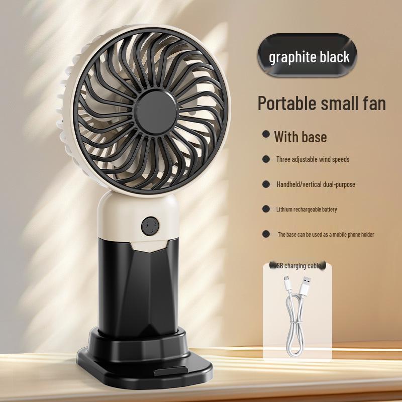 

Portable Cartoon USB Rechargeable Fan for Office & Dorm 8*6.8*16
