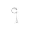 1 Piece C-shaped Metal Teardrop Tassel Clip Earrings for Women No Piercings Ear Cuff Cartilage Clips Fashion Jewelry