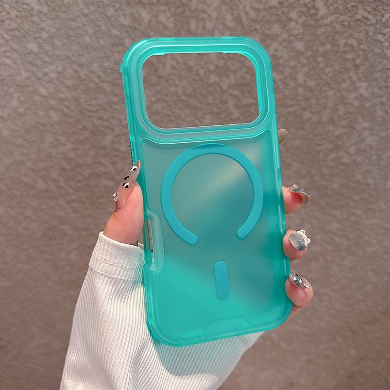 

Matte Candy Magnetic Wireless Charging Transparent Case For iPhone 17 Air 17 Pro Max For Magsafe Shockproof 3 in 1 Armor Cover iPhone17 Pro