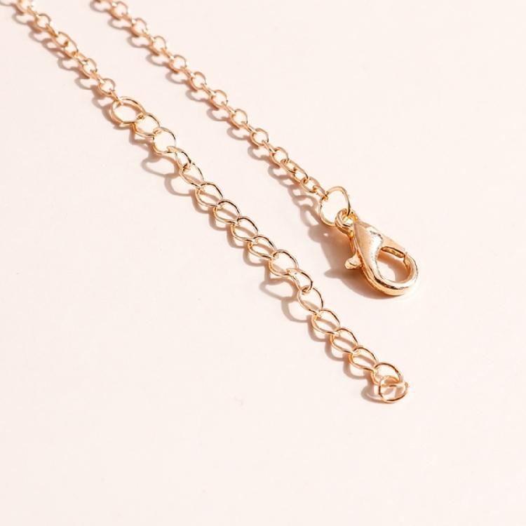 Modeschmuck Hals Alloy Material Stern Anhänger Halsband Schlüsselbein für Damen Teen