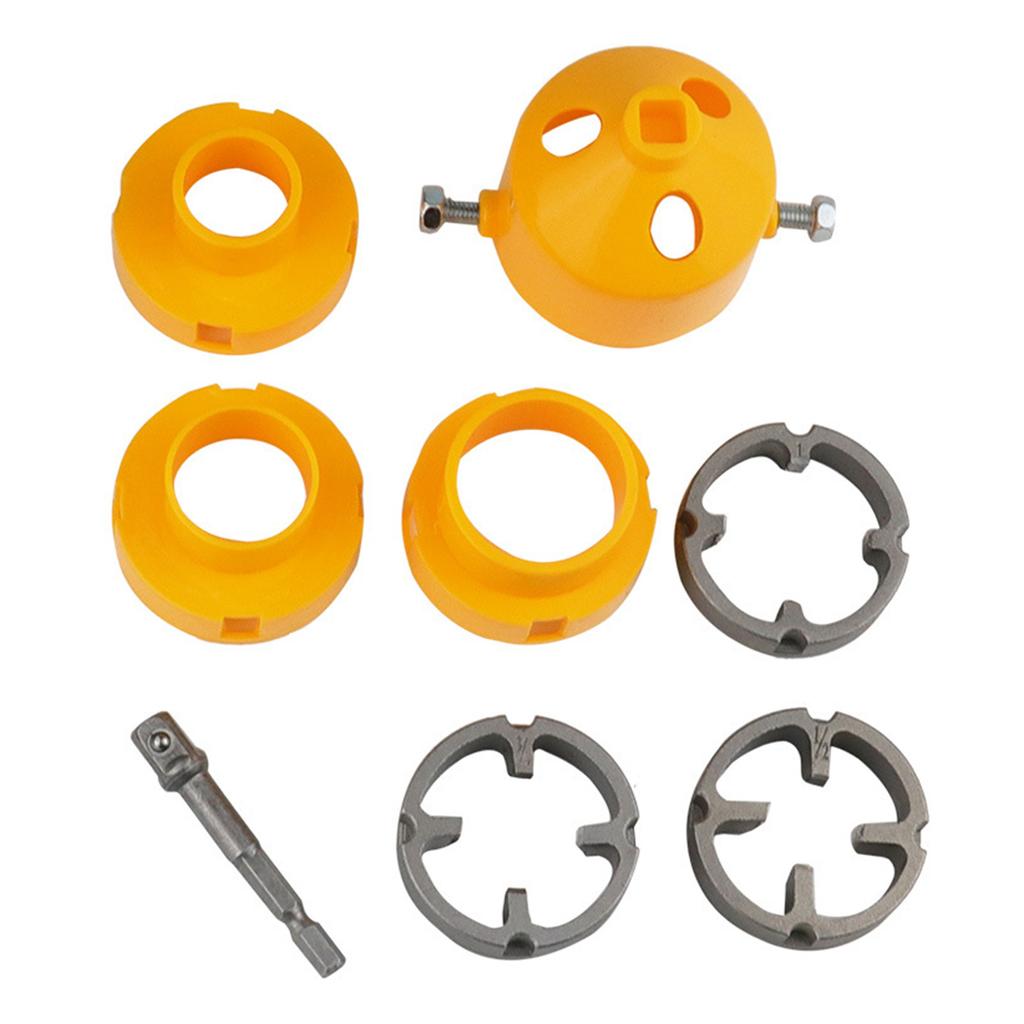 8dílná sada na závitování vodních trubek Výrobník závitů převádí vrták na univerzální nástroj na závitování trubek pro různé velikosti