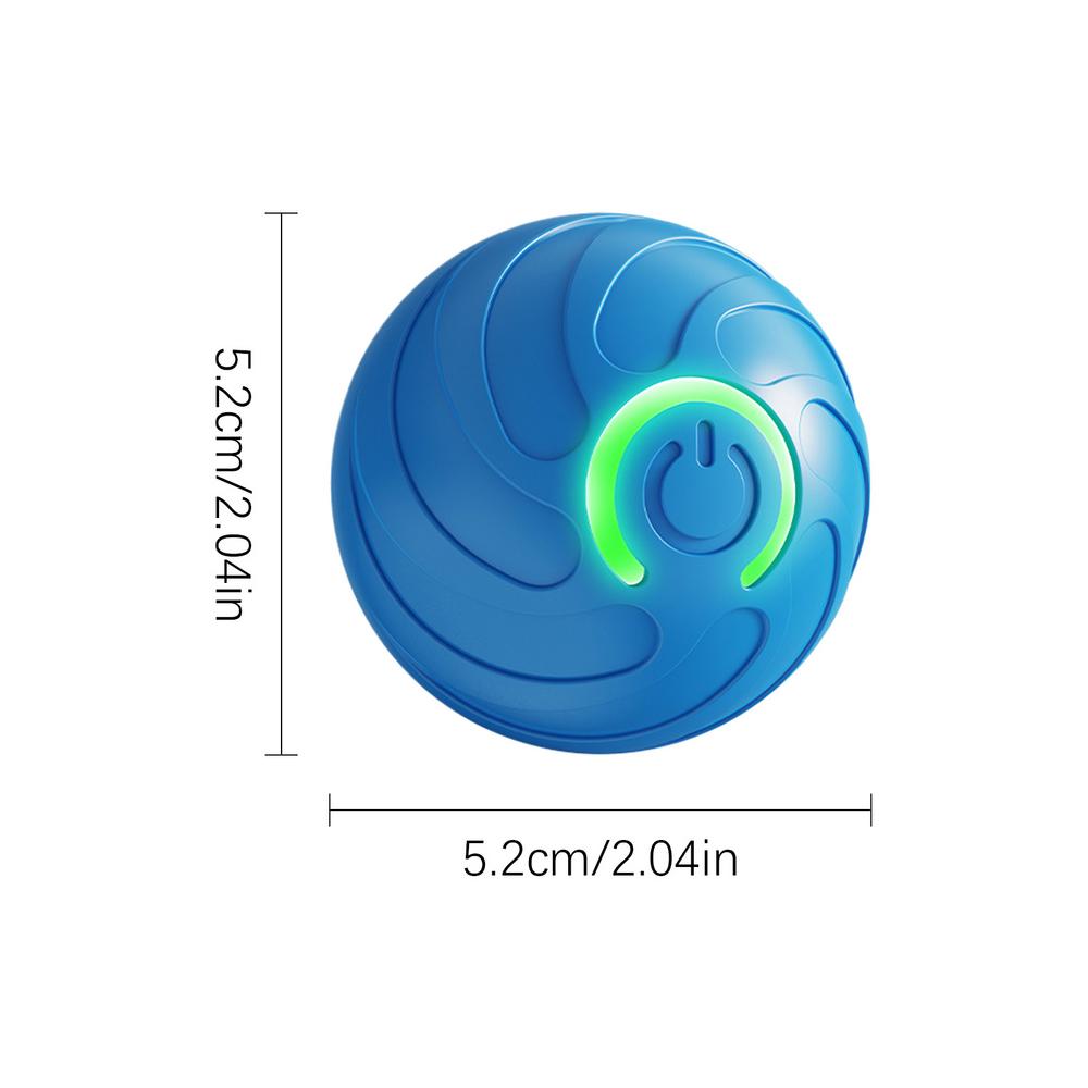 

1 шт. Умный мяч-игрушка для собаки, Электронная интерактивная игрушка для питомца, Движущийся мяч, USB, Автоматическое движение, Прыгающий, Для щенка, котенка, Подарок на день рождения синий