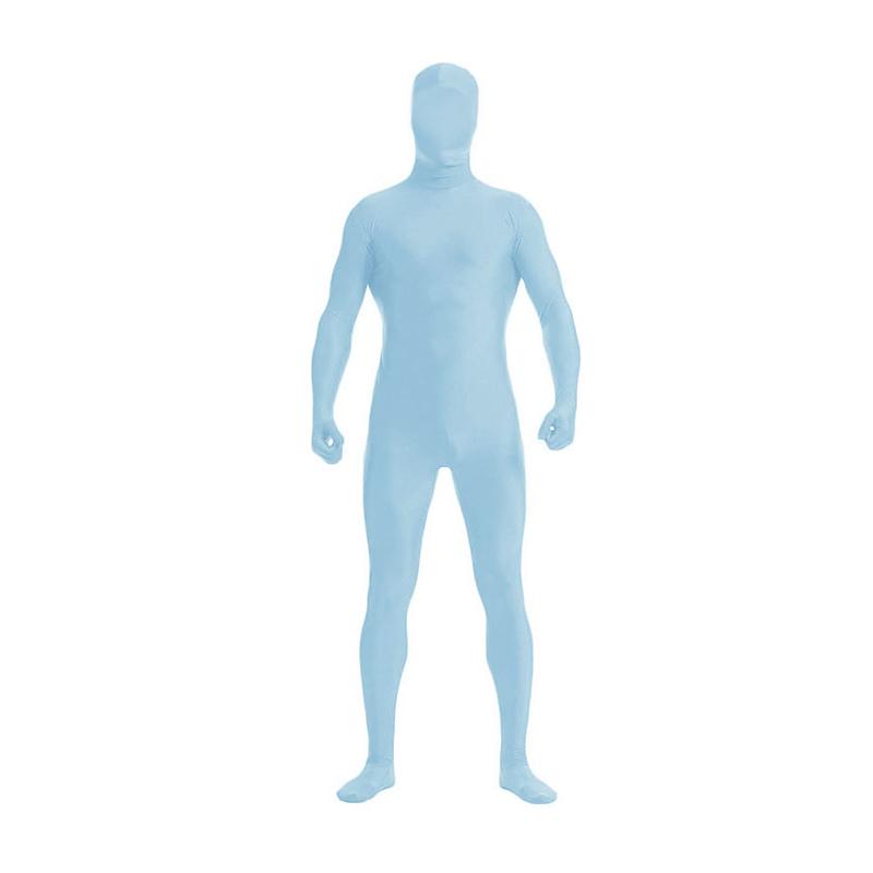 Fluorescent Color Zentai Invisible Jumpsuit Cosplay Costume Bodysuits Halloween Skin Tight Suit Stretch Disappearing Jumpsuit