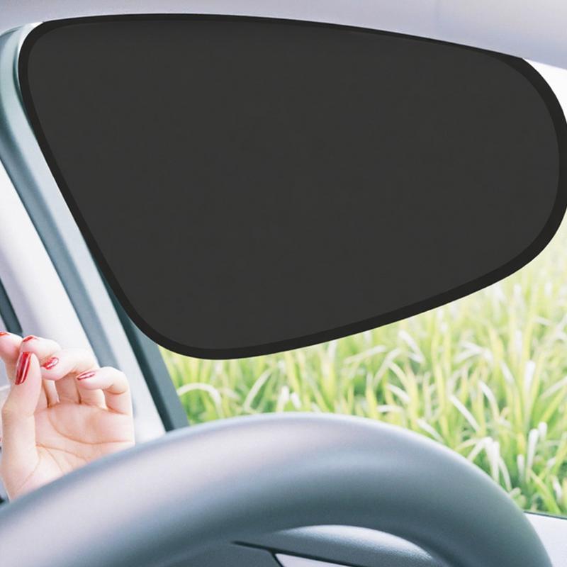 Car Window Sun Shade 1 Pair Window Sunshades Car Side Protector Static Cling Film Hot Weather Stickers For Sedan Truck Minivan