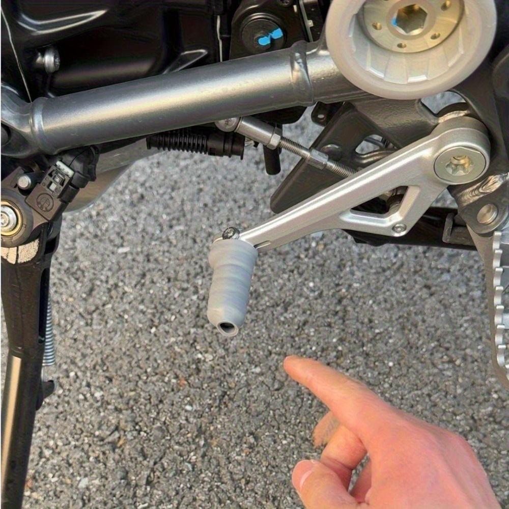 1pc Universal Motorcycle Gear Shift Lever Cover, Gear Shifter Dust Protector, Silicone Rubber Gear Shift Guard