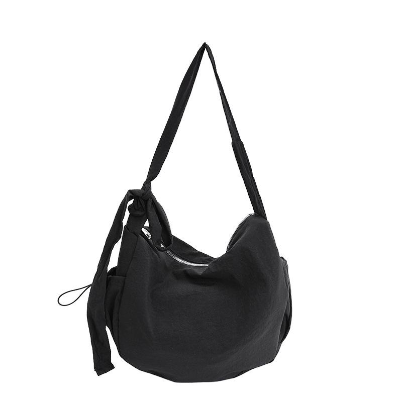 Women's Large Capacity Shoulder Bag Solid Color Crossbody Bag