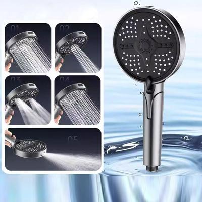 Handheld Shower Head Powerful Shower Heads High Pressure 5 Modes Showerhead Bathroom Accessories For Home Apartment Hotel Dorm