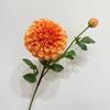 Artificial Chrysanthemum Ball Flowers with 1 Head Bloom And 1 Bud Fake Mums Hydrangea Bouquet for DIY Bridal Wedding Bouquet Home Garden Party Office