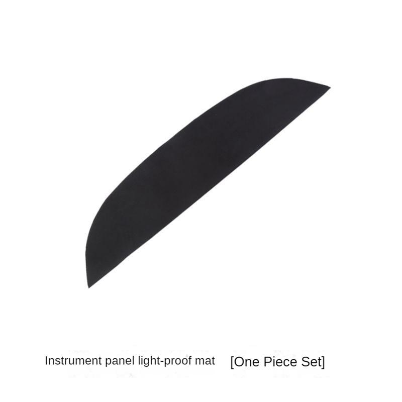 A65P-For Tesla Model 3 Highland 2024 Car Dashboard Cover Anti-Slip Anti-Light PU Dash Mat