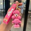 6Pcs Animation Bluey Family Doll Creative Car Chain Keychain Bag Pendant Exquisite Children'S Backpack Pendant Couple Present