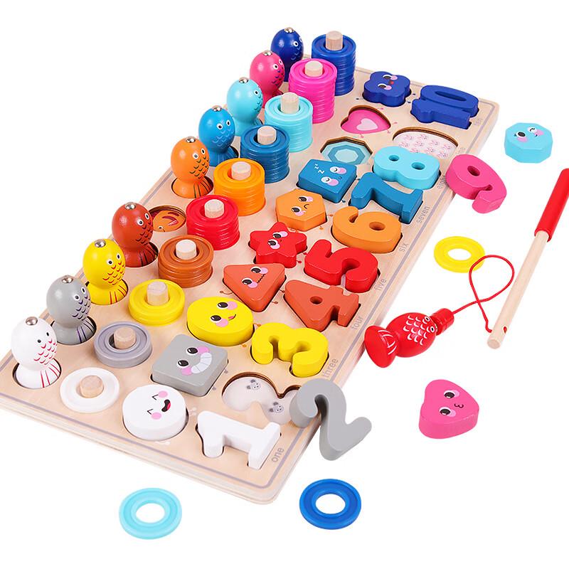 Brangdy 5-in-1 Early Learning Logarithmic Board Toy