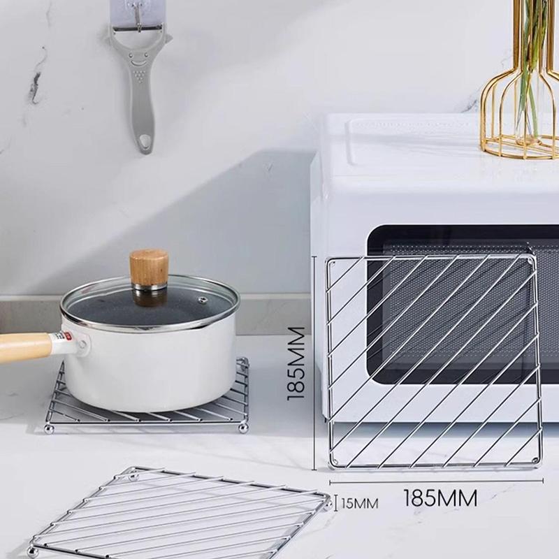 Household Square Placemat Pan Pot Mat Holder Stand  Placemats Cookware Mats Drink Coasters Kitchen Tools Placemat