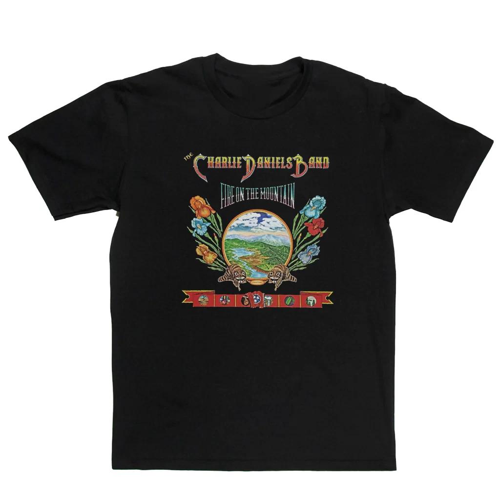 Vtg The Charlie Daniels Band Fire On The Mountain Cotton Black S-5XL Shirt KK269 XXL