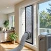 Adjustable AC Window Sealing Cloth Heat Insulation AC Vent Hose Cover  Balcony Sliding Door
