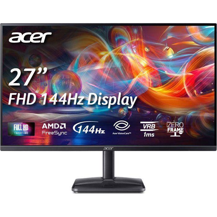 Ecran PC - ACER - 27'' - FHD - 144Hz - Dalle VA - 4ms - EK271P0