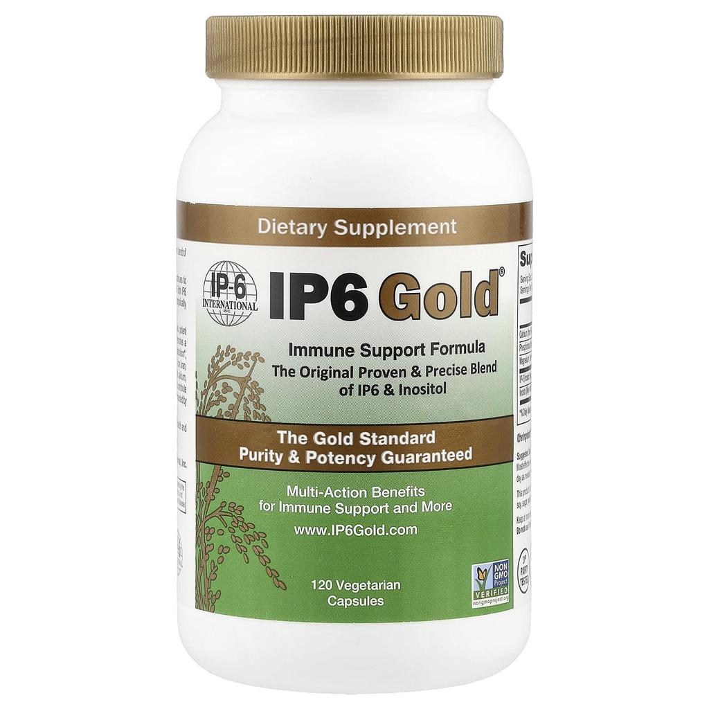 IP-6 International Ip6 Gold, Immune Boosting Formula, 120 Veggie Caps