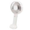 Handventilator USB-Aufladung 3 Stufen verstellbar Wiederaufladbarer Ventilator Tragbar mit Schreibtischständer für Outdoor-Reisen