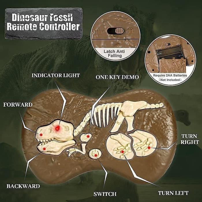 2.4G Wireless Five-Way Remote Control Large Dinosaur Simulation Rechargeable Wireless RC Velociraptor
