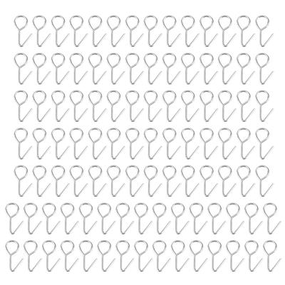 100Pcs Hook Zinc Material Hanging Buckles Cushion Wall Decoration Multifunctional Ring Parts