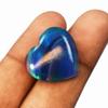 Heart Cut Natural Doublet Opal 18.30 Ct Ring Size Loose Gemstone CERTIFIED