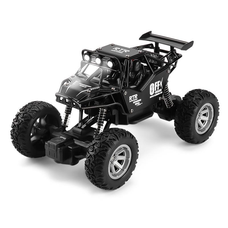 

Car Automatic Rc Toy 4wd Alloy Climbing Off Road Truck Kids Toy Gift Lighting чорний
