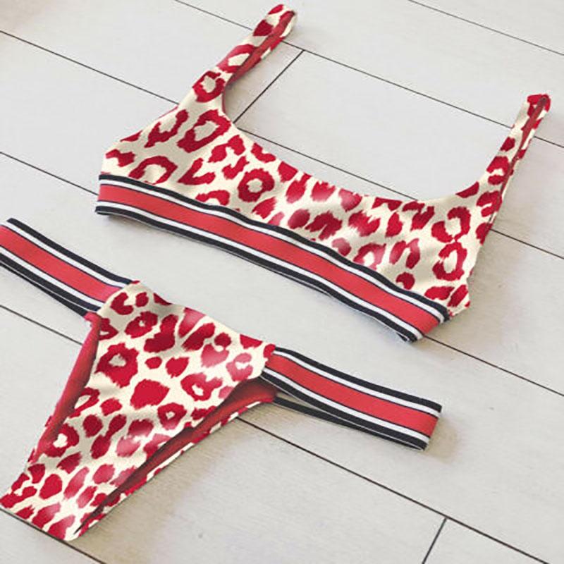 Women's Bandeau Bandage Bikini Padded Set Stylish Swimwear For Effortless Beach Days