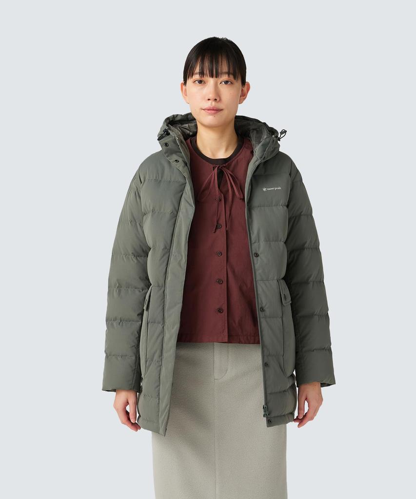 Snow Peak Everyday Down Jacket Outerwear Down Charcoal 3 Women's JK-25AW001, Jacket, Filling, Women's,