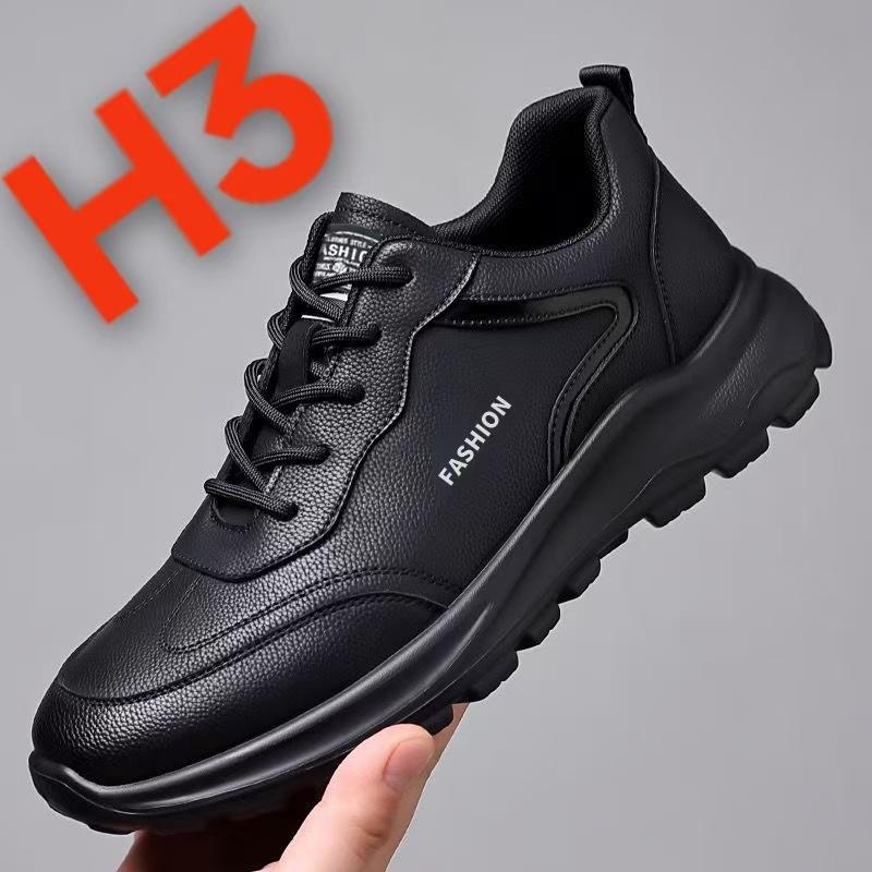 

Мужская обувь Кожа ПУ Шнуровка Мужская повседневная кожаная обувь Модная и удобная обувь для пап Мужская обувь 44